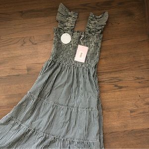 NWT Green Gingham Ellie XS